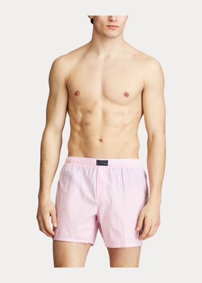 Men's Polo Ralph Lauren Woven Cotton Boxers | 701289MAY